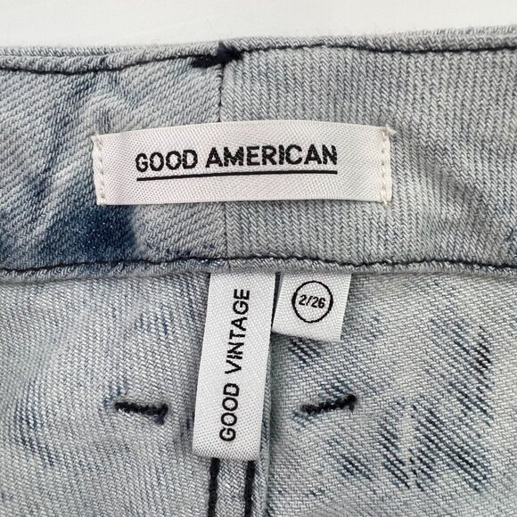 NWOT Good American Good Vintage Shibori Jeans Tie Dye - Sz 2 - Picture 4 of 4